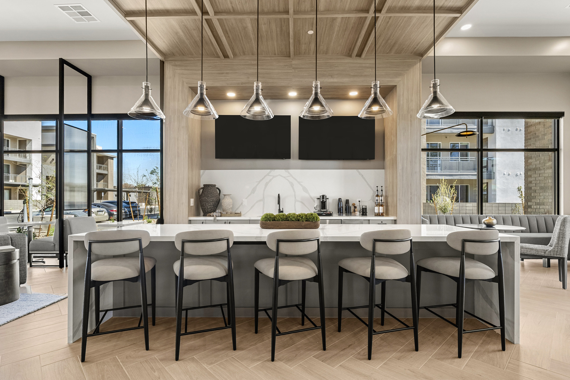 Stately Avondale clubhouse bar