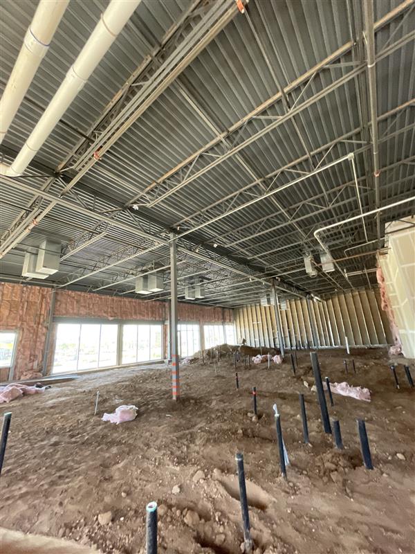 Commercial interior construction